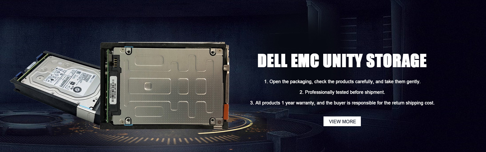 جودة وحدة تخزين DELL EMC Unity مصنع