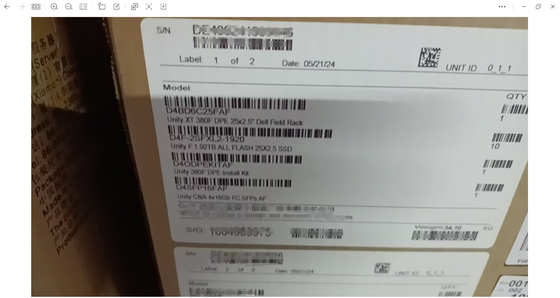 حاوية التخزين Emc Unity Storage XT380F Xt سلسلة التخزين XT380F XT480F XT680F XT880 XT880F